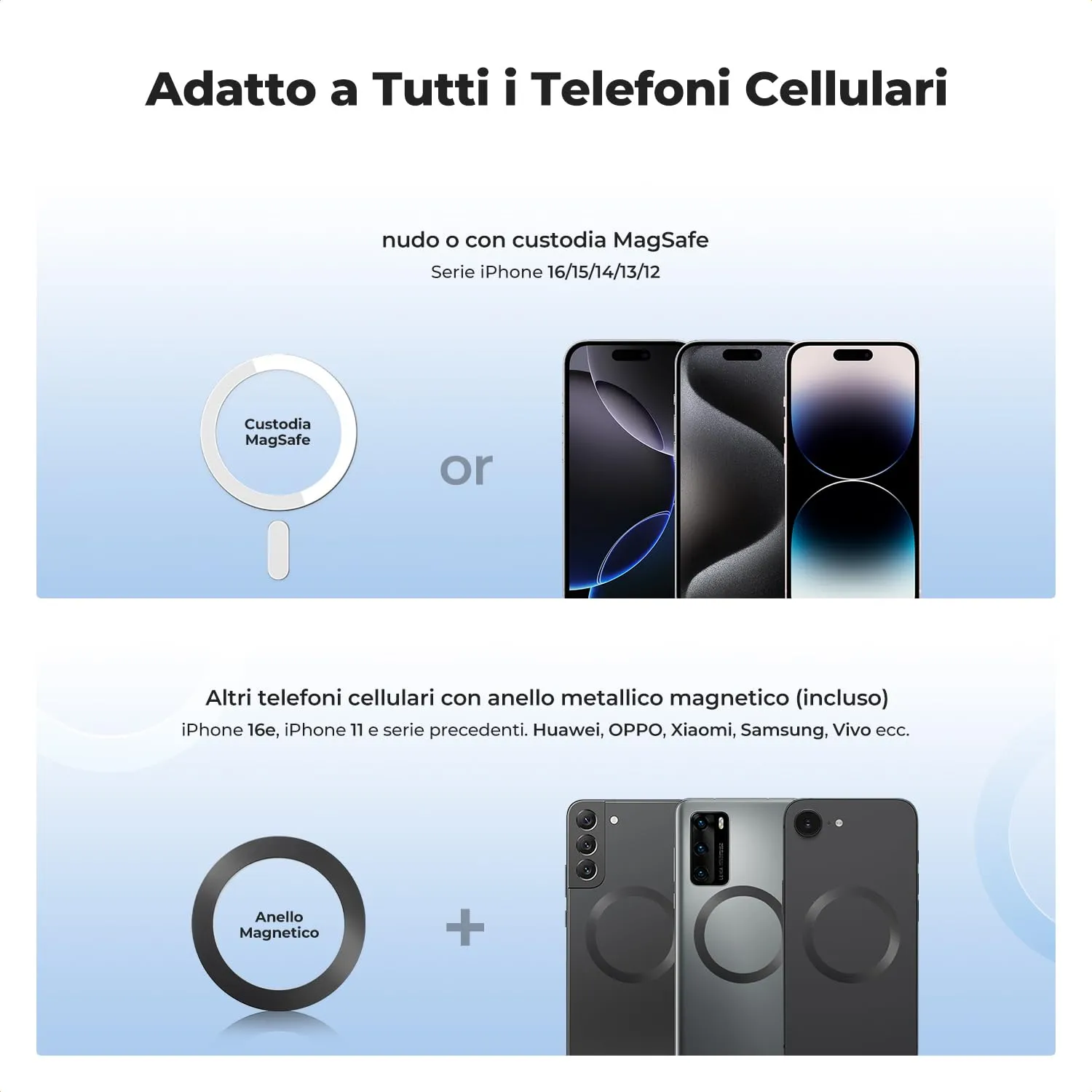 K&F Concept treppiede octopus magnetico smartphone 60cm