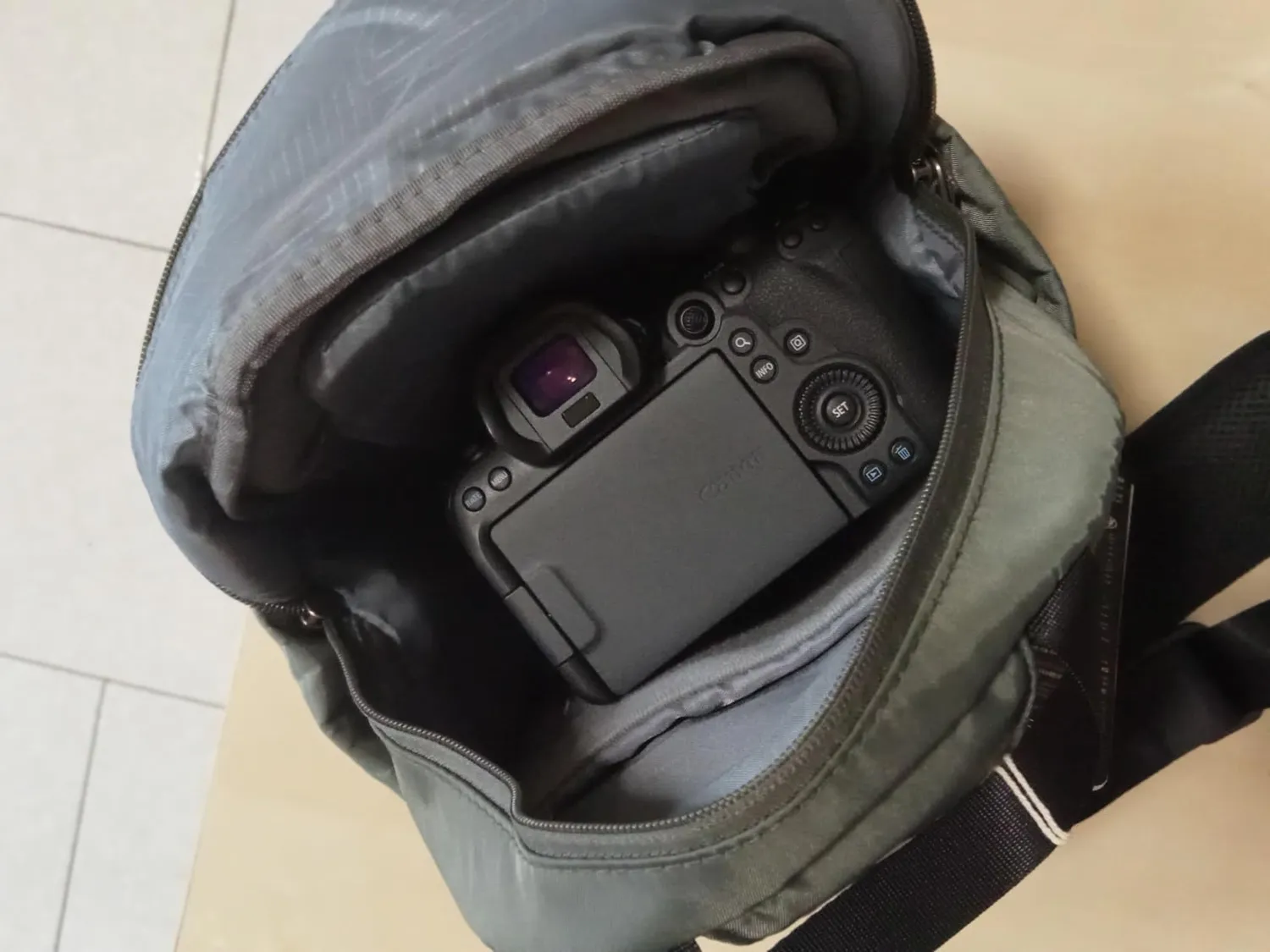 K&F Concept borsa fotografica monospalla nera impermeabile