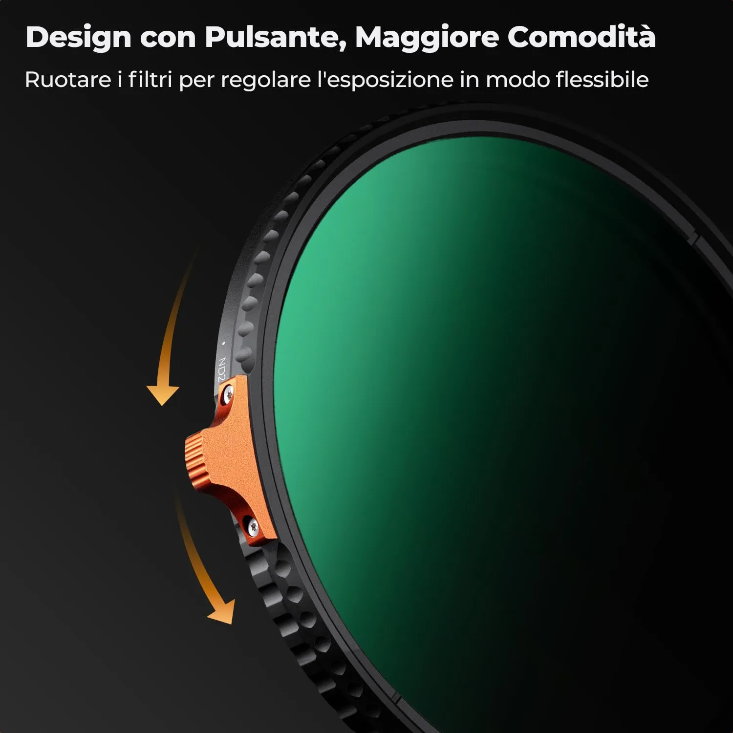 K&F Concept Nano-Xcel ND2-400 filtro variabile 82mm nano