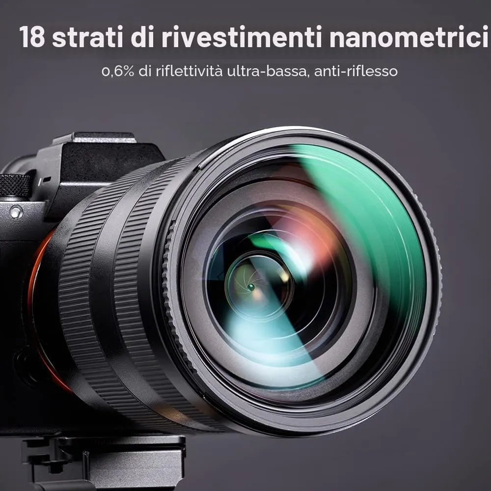 K&F Concept Nano-Klear filtro UV 37mm antiriflesso