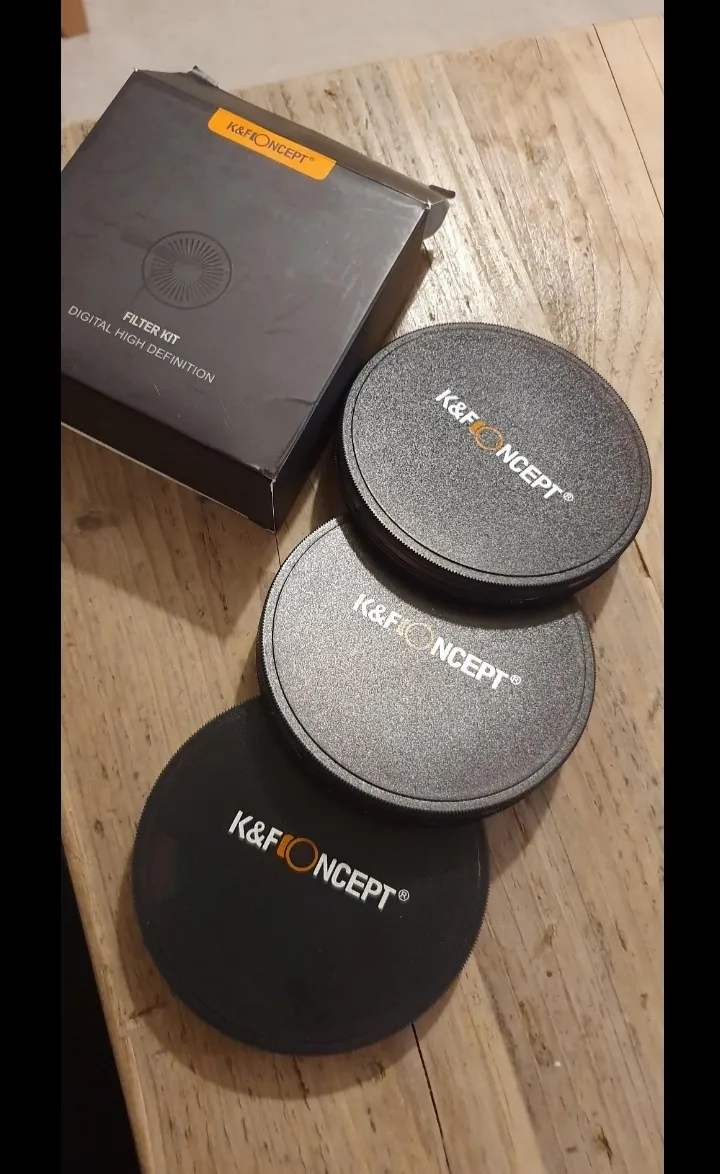 K&F Concept Nano-Klear Kit Filtri 67mm UV+CPL+ND4