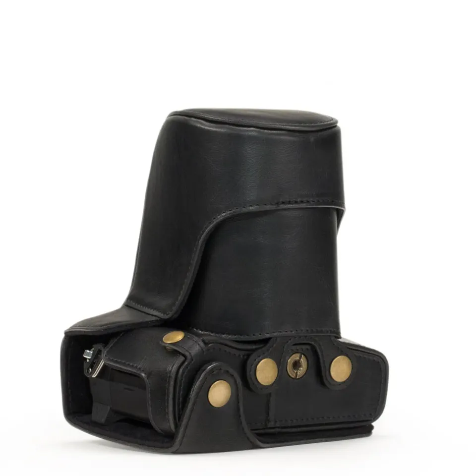MegaGear Ever Ready custodia E-M5 Mark II nera pelle PU