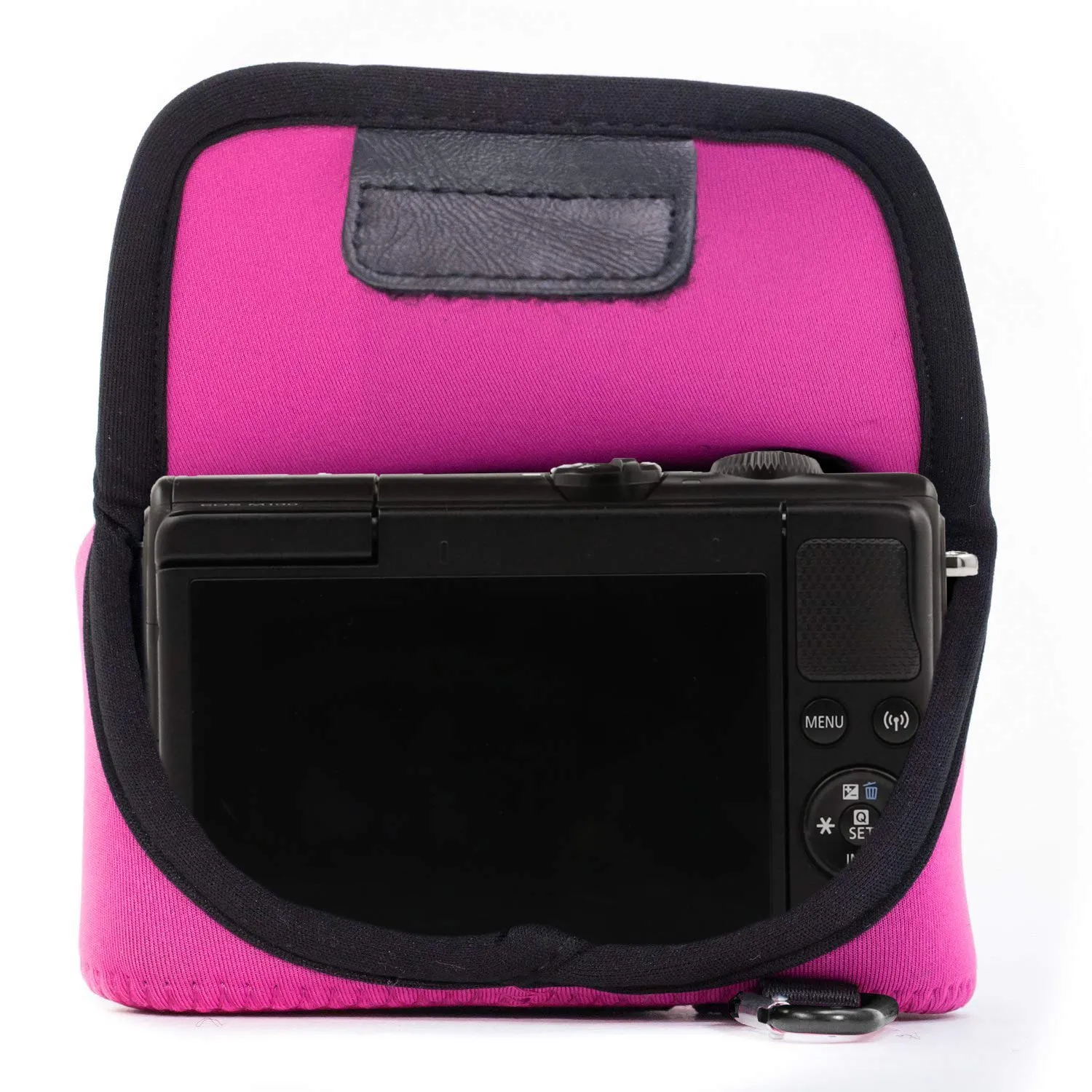 MegaGear MG1324 M100 M200 custodia neoprene rosa 15-45mm
