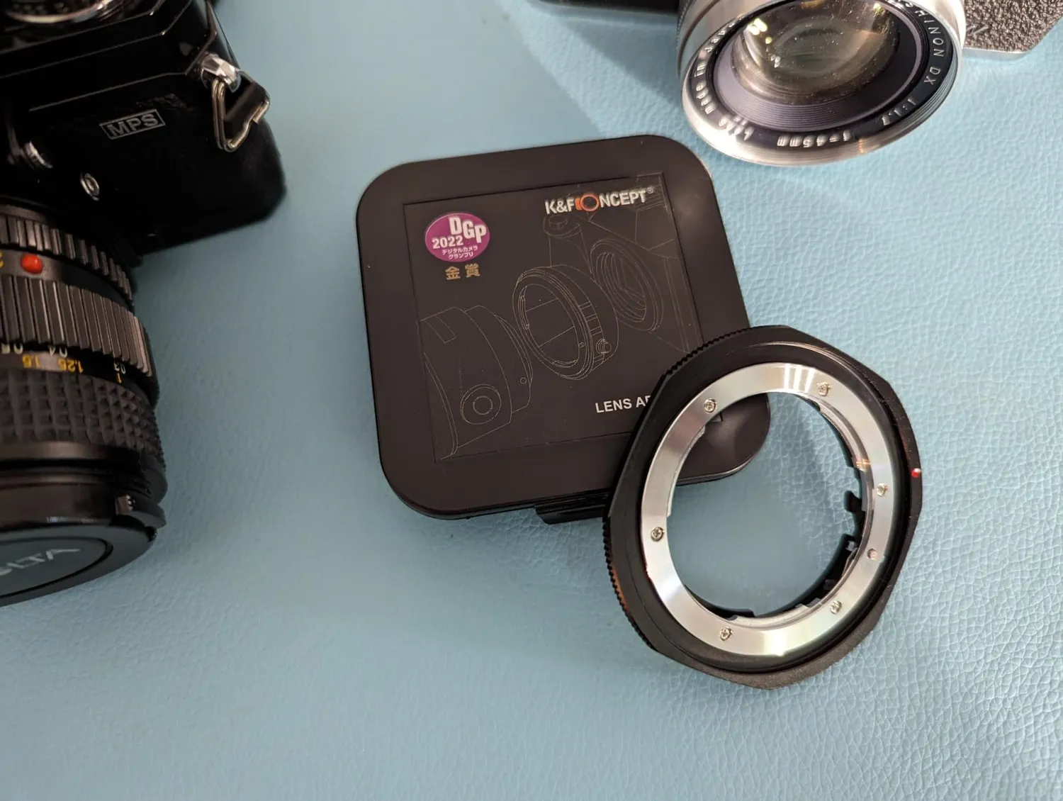 K&F Concept AI-EOS Anello Adattatore Nikon-Canon manuale