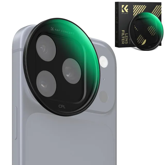 K&F Concept Snap-On filtro CPL per iPhone 17 Pro 9,5g