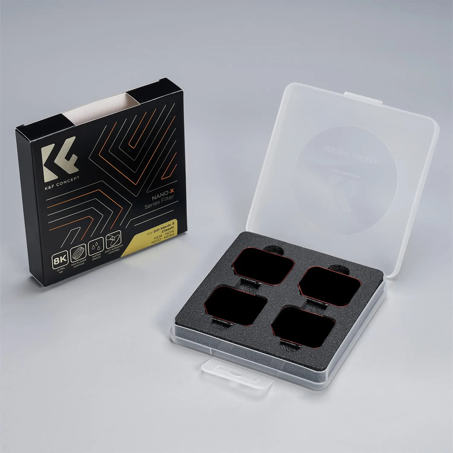 K&F Concept Standard Day Kit 4 Filtri ND Mavic 3 Classic