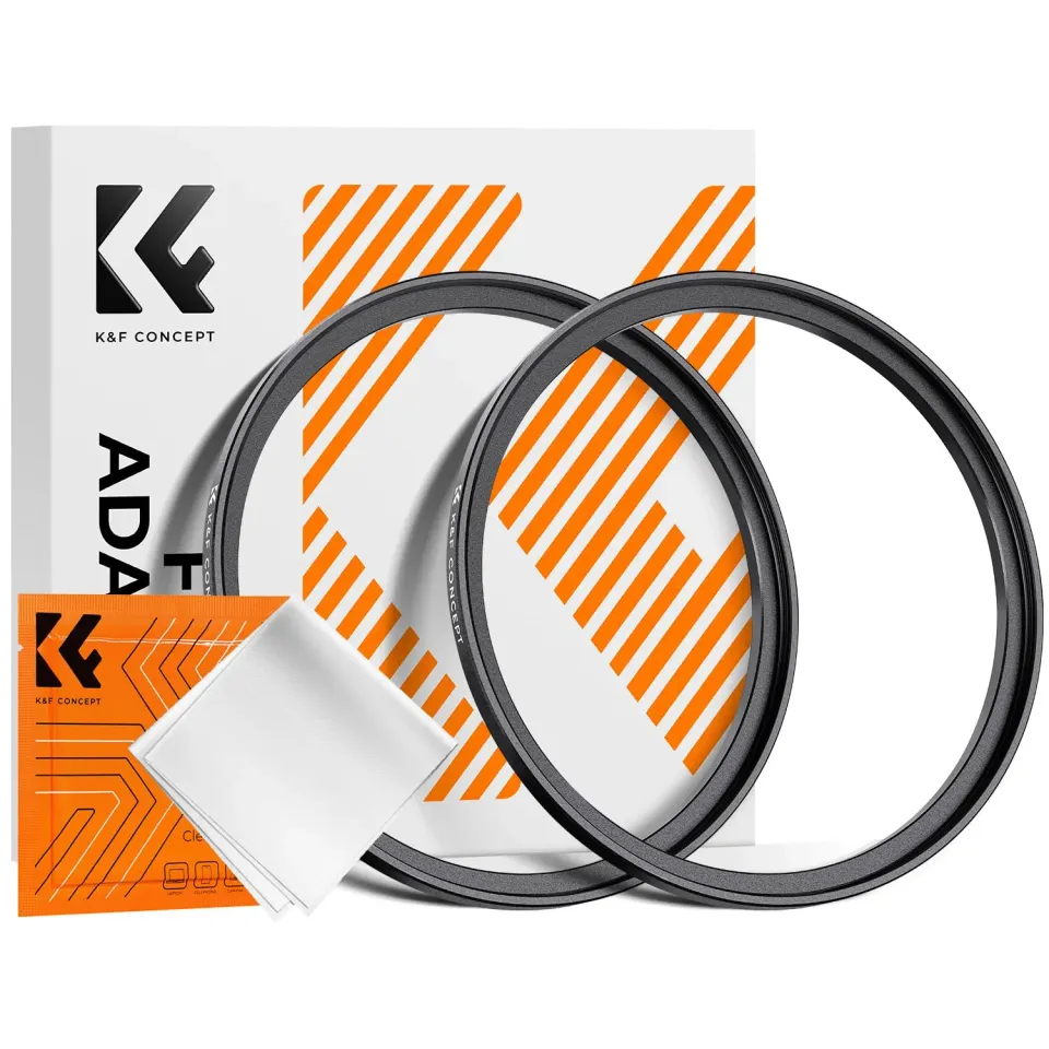K&F Concept Anello Adattatore Step-Up 67-77mm 2 Pezzi