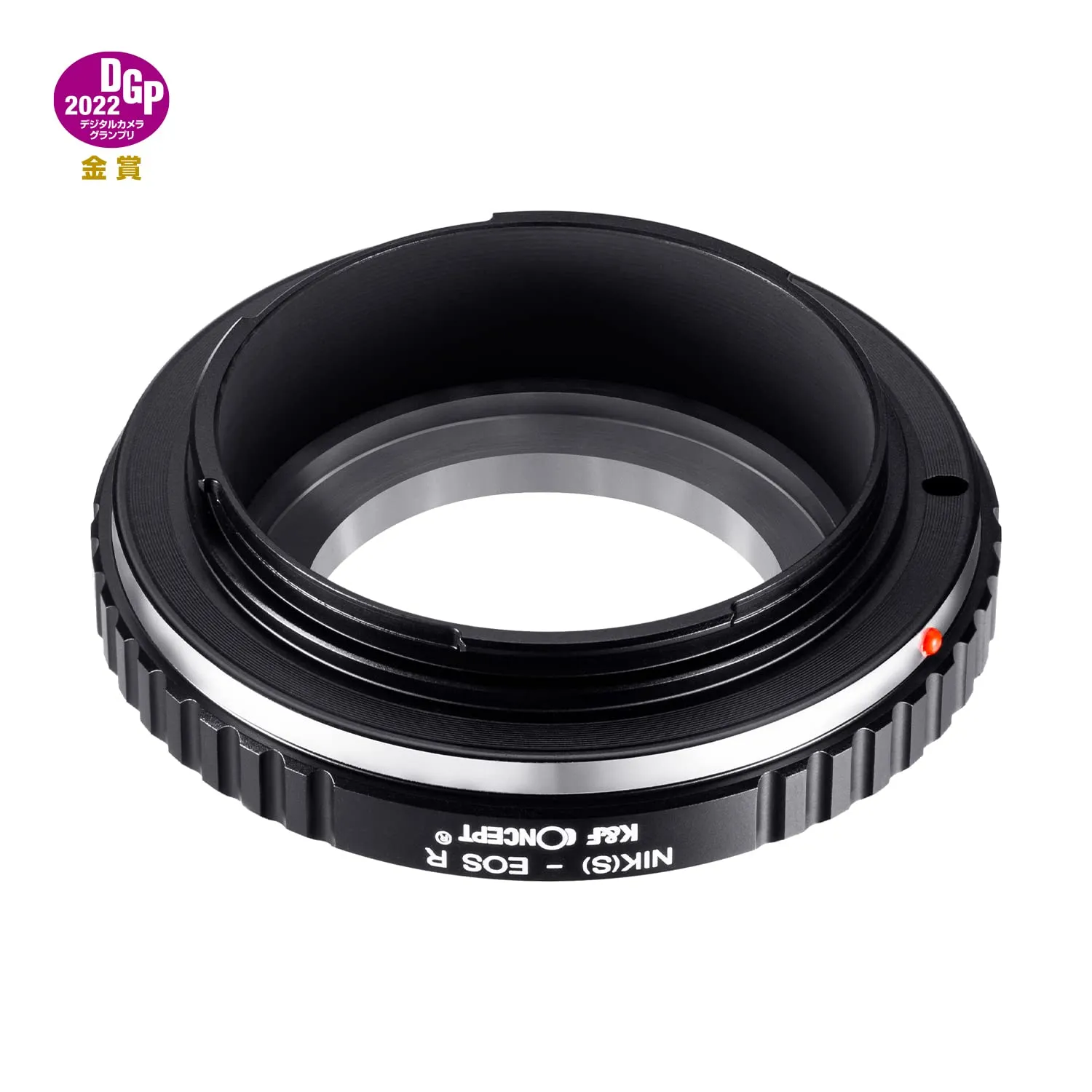 K&F Concept adattatore NIK(S)-EOS R manuale nero opaco