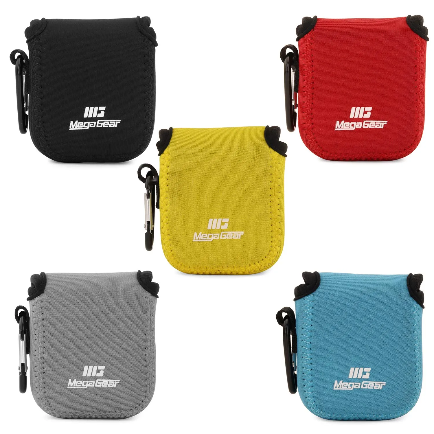 MegaGear custodia neoprene GoPro Max blu ultraleggera