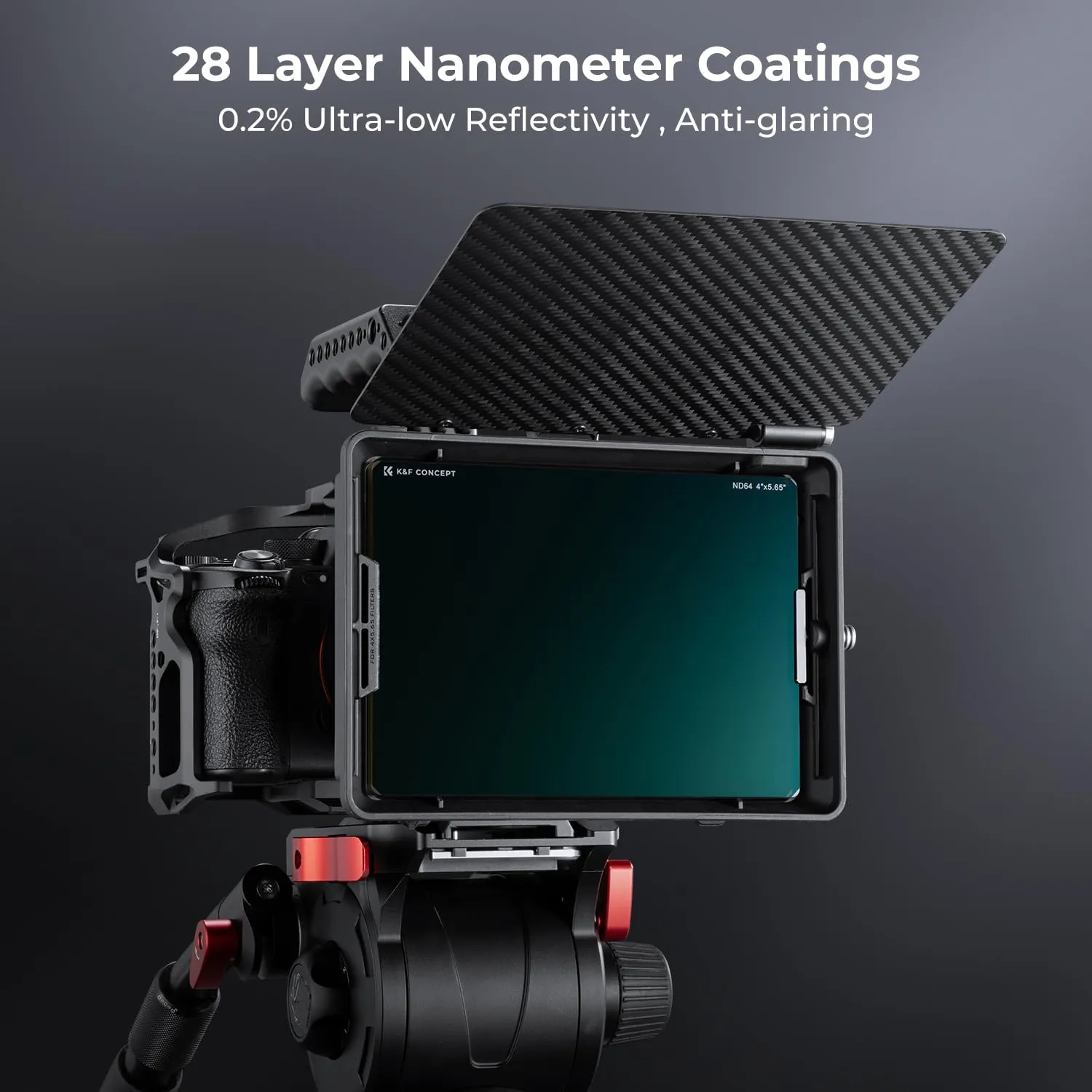 K&F Concept Nano-Xcel Filtro Cinema 4x5.65" ND8+ND64