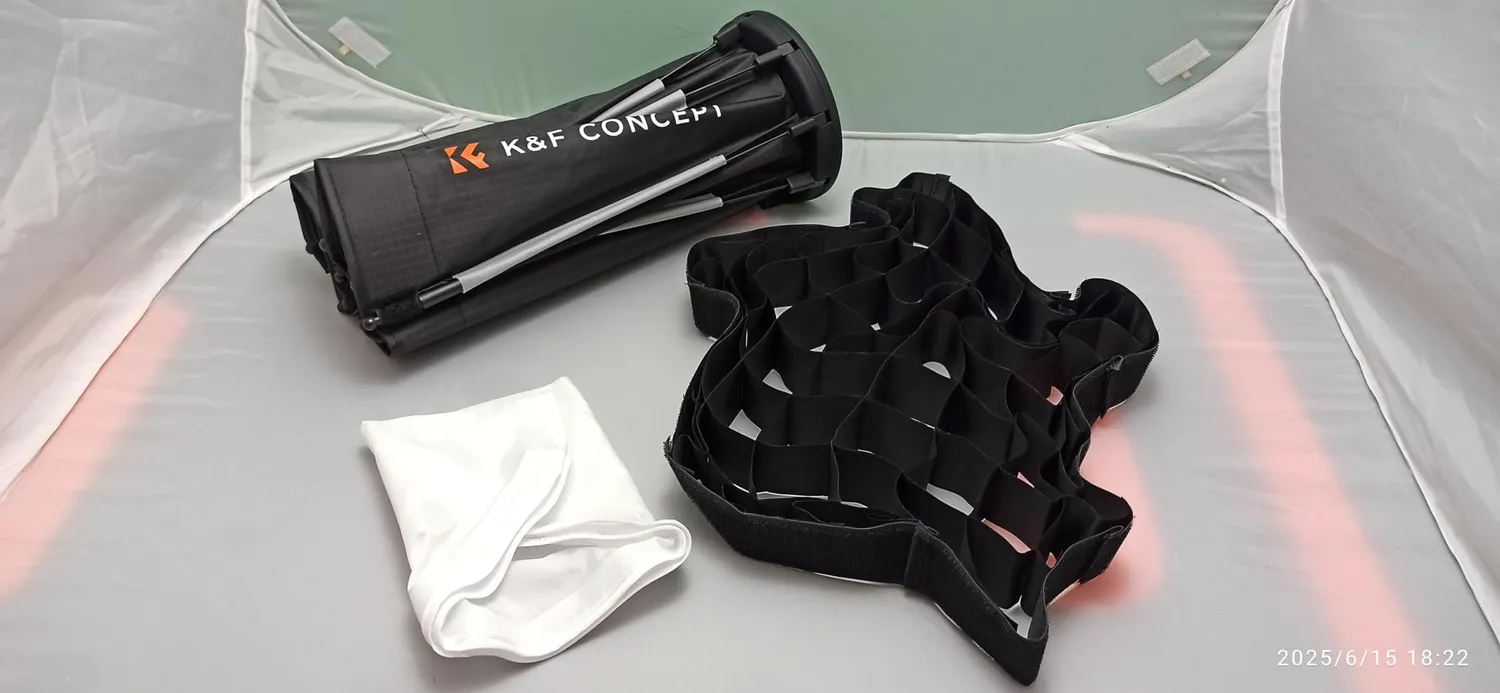 K&F Concept Mini Softbox Parabolico 40cm con Griglia Diffusore