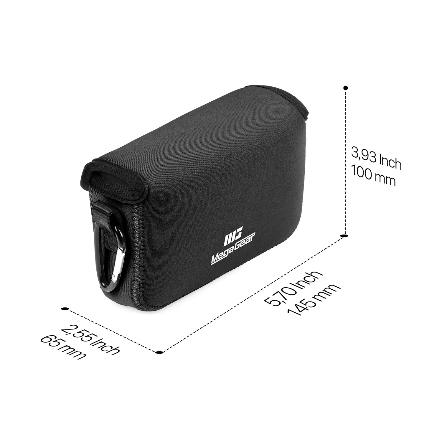 MegaGear X100VI Custodia Neoprene Nero Elastico