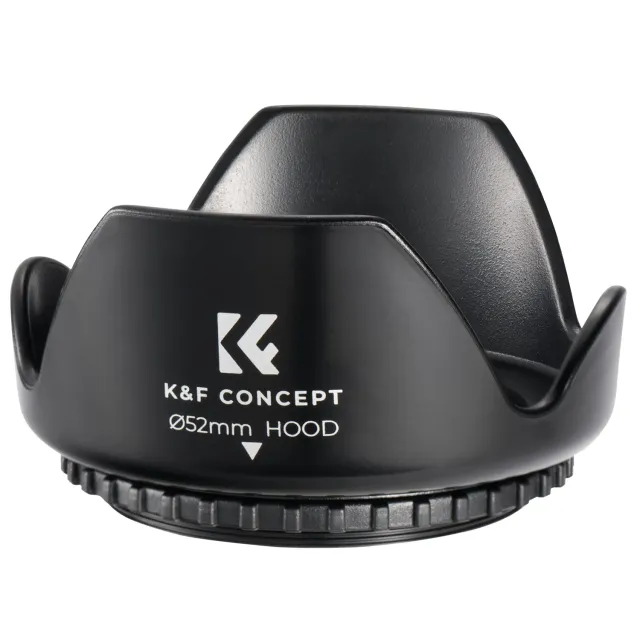 K&F Concept Paraluce Tulip 52mm per Obiettivi Filetto 52