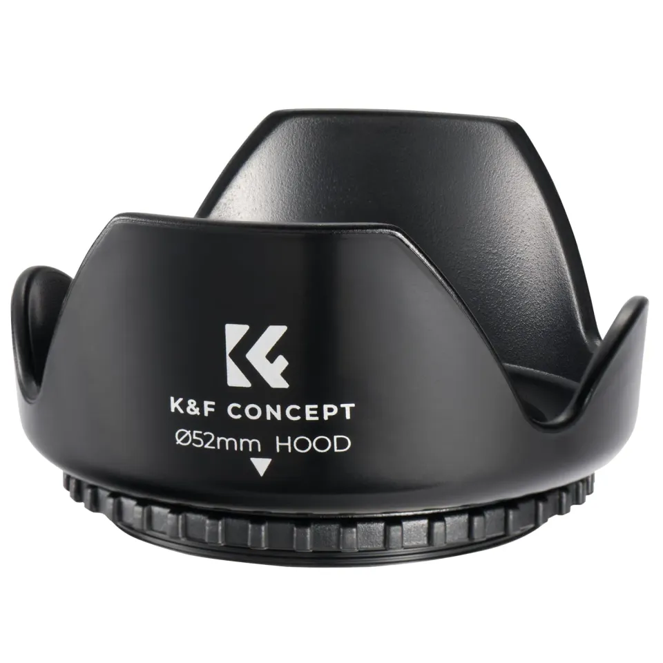 K&F Concept Paraluce Tulip 52mm per Obiettivi Filetto 52