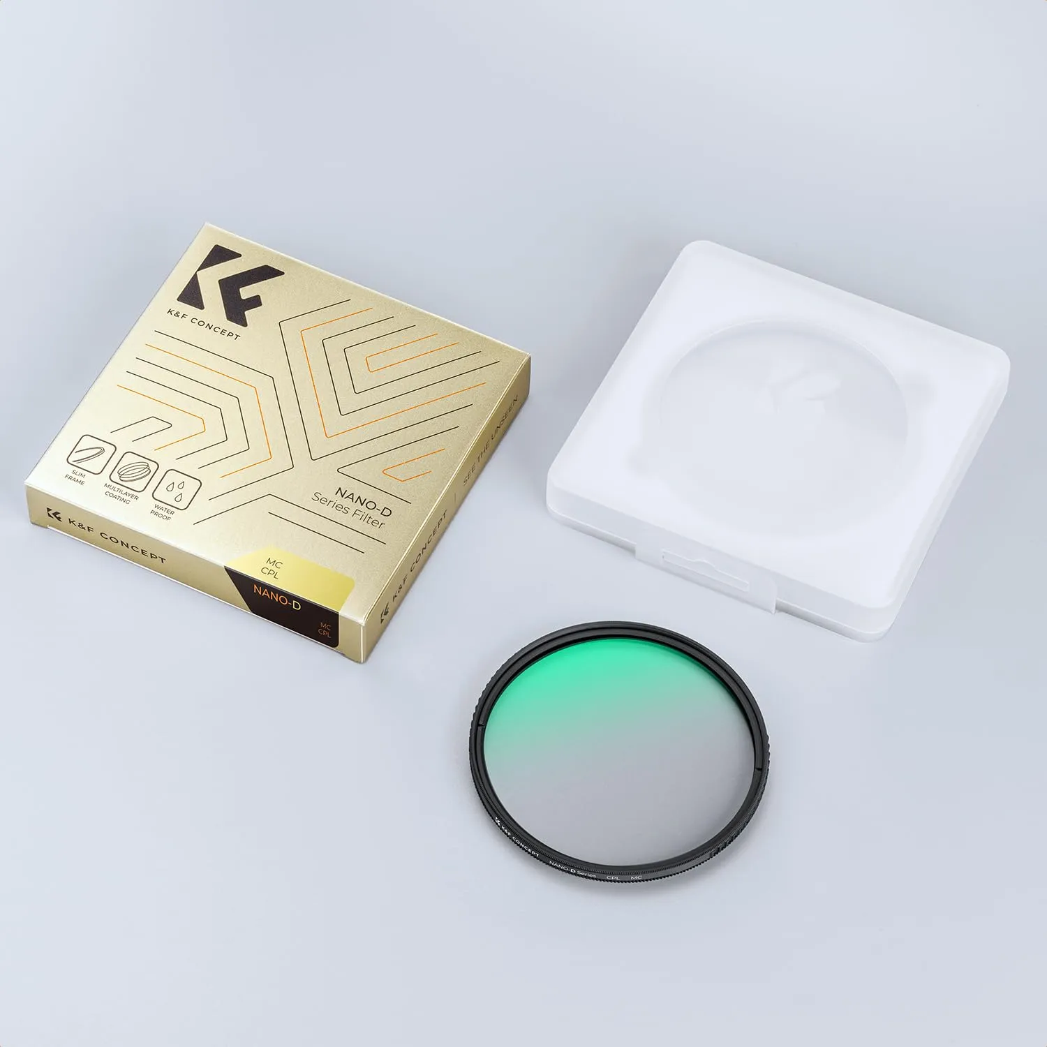K&F Concept Nano-Dazzle filtro polarizzatore CPL 82mm multicoated