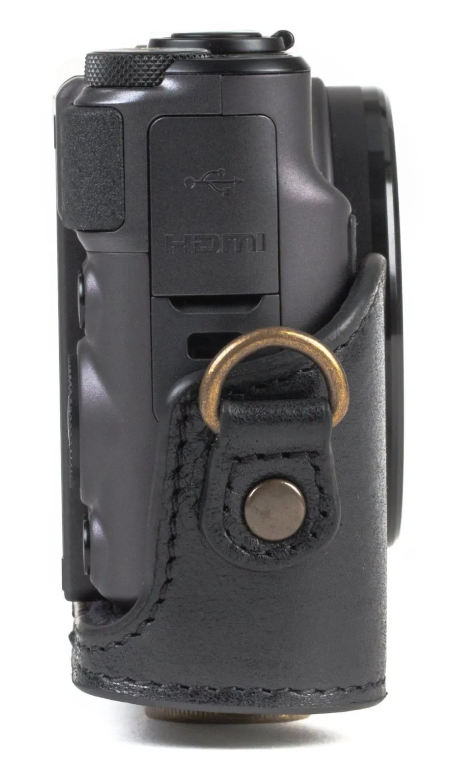 MegaGear Ever Ready custodia pelle Canon SX740 SX730 marrone
