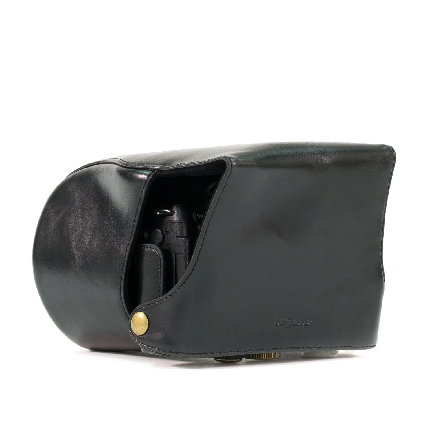 MegaGear MG624 FZ300 custodia pelle nera Panasonic