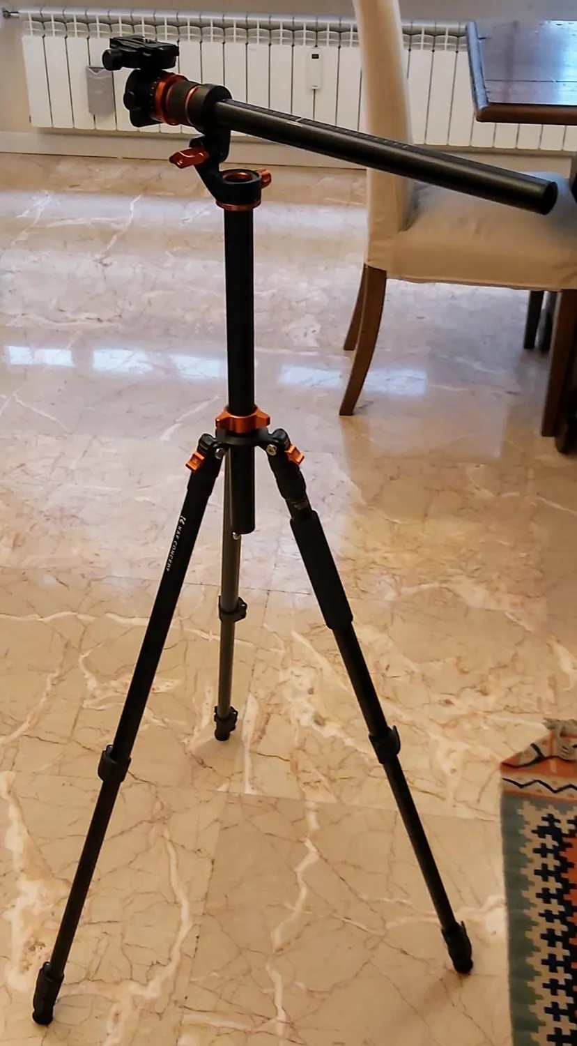 K&F Concept treppiede alluminio 230cm 10kg testa sfera