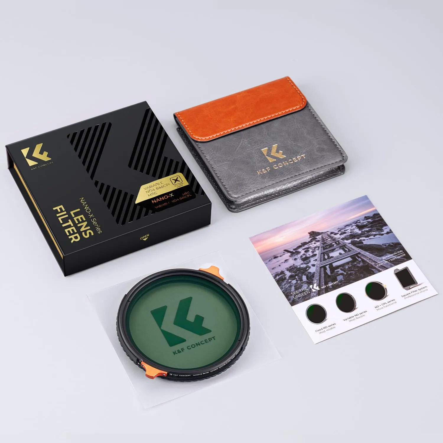 K&F Concept Nano-Xcel Filtro 67mm ND4-64 CPL 2in1