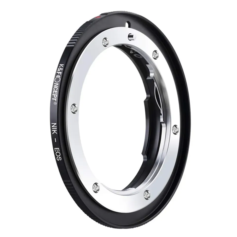 K&F Concept AI-EOS Anello Adattatore Nikon-Canon manuale