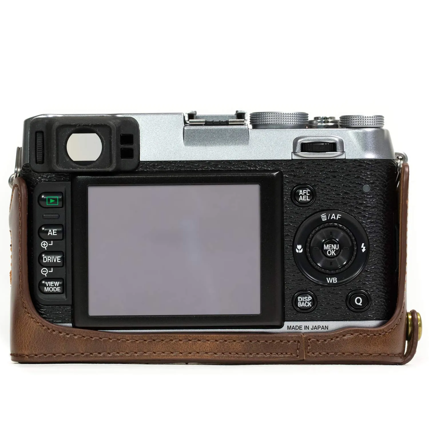 MegaGear Ever Ready Fujifilm X100S custodia ecopelle treppiede