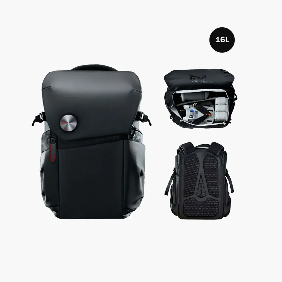 VSGO Black Snipe Pro Zaino Fotografico 16L impermeabile