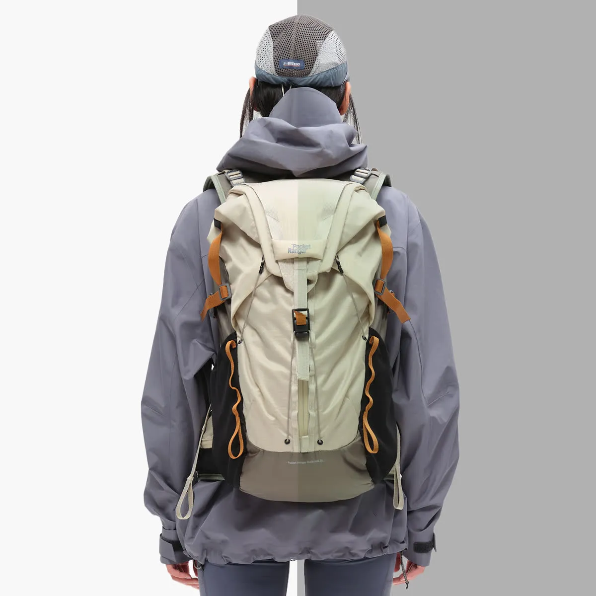 VSGO Pocket Ranger 25L zaino fotografico beige espandibile