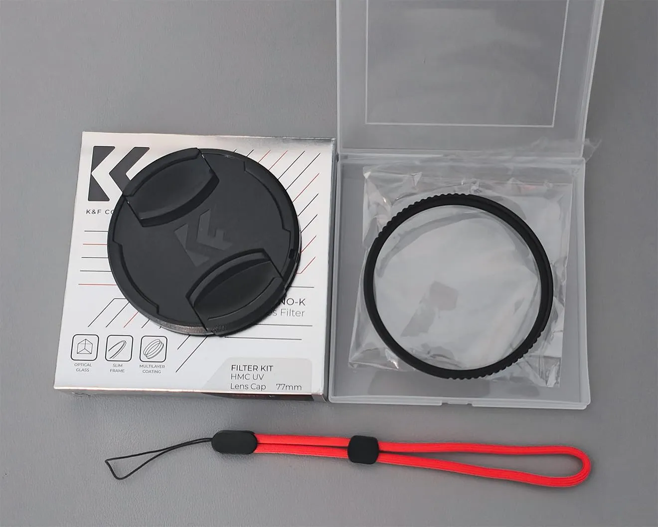 K&F Concept Nano-Klear Filtro UV 82mm Protezione+Tappo