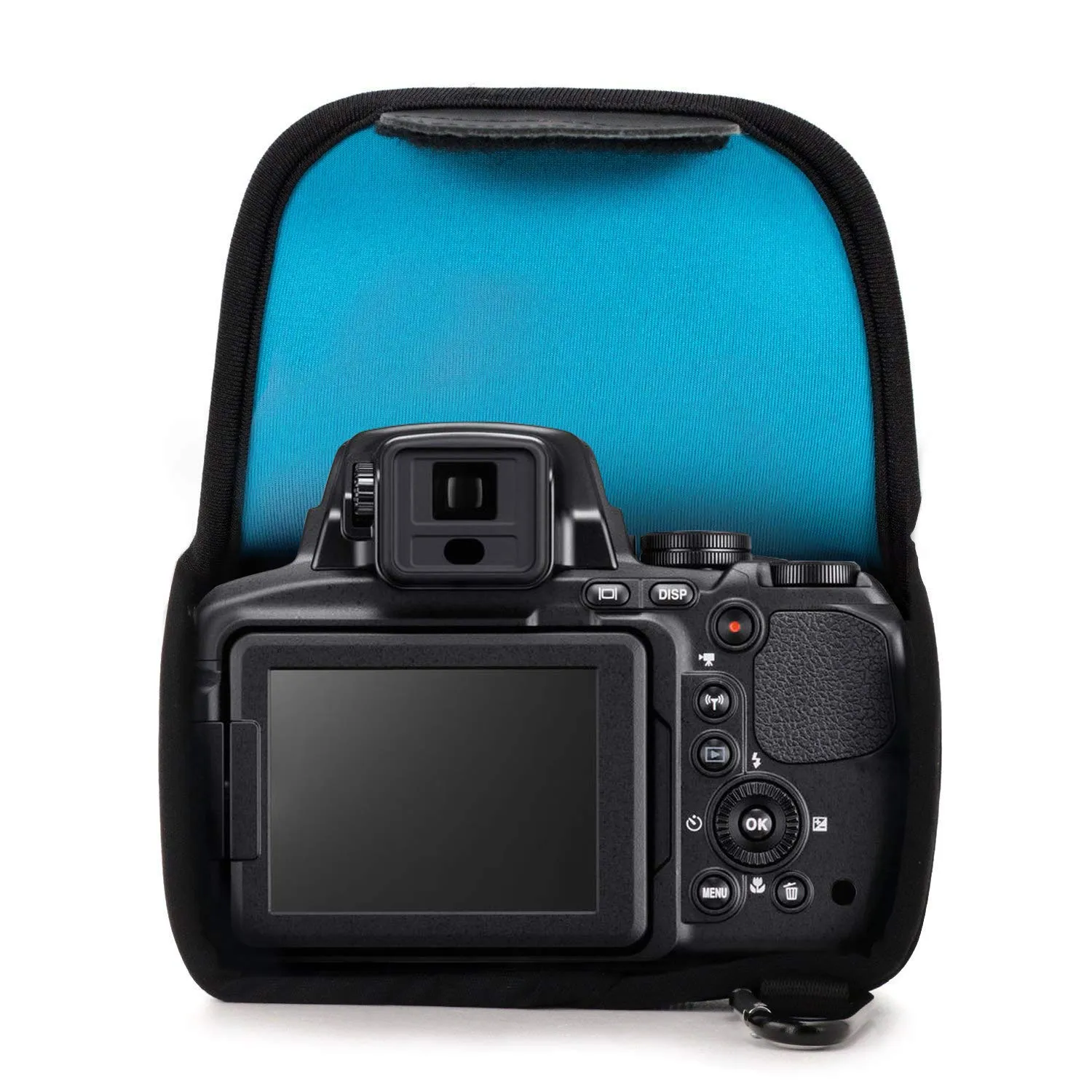 MegaGear Custodia Neoprene Nikon Coolpix P900 Blu