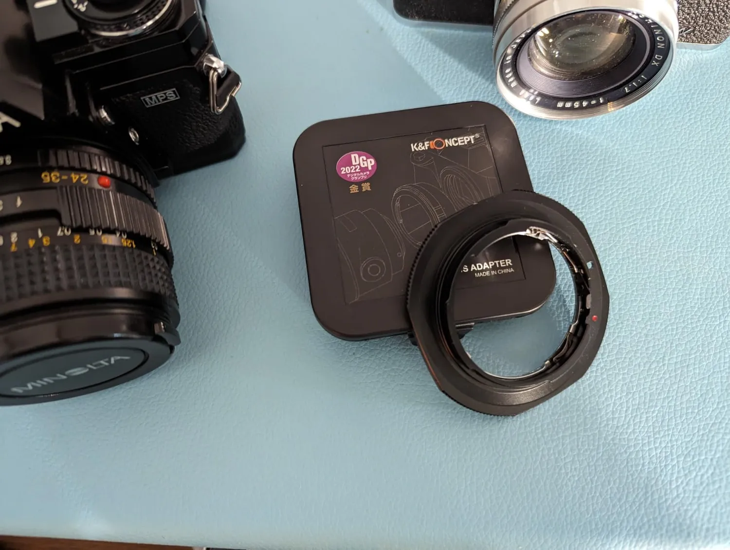K&F Concept AI-EOS Anello Adattatore Nikon-Canon manuale