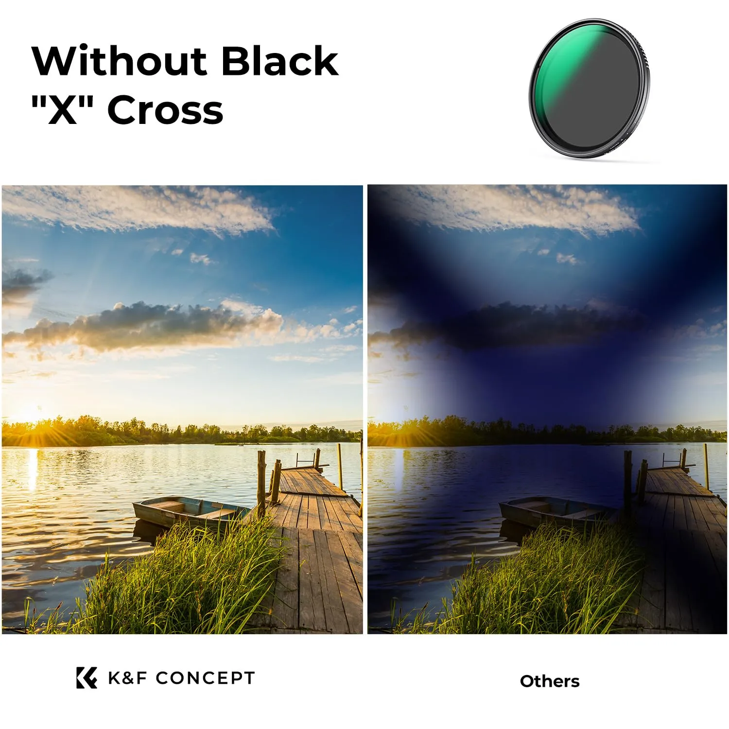 K&F Concept Nano-Dazzle ND2-32 filtro ND variabile 49mm 1-5 stop