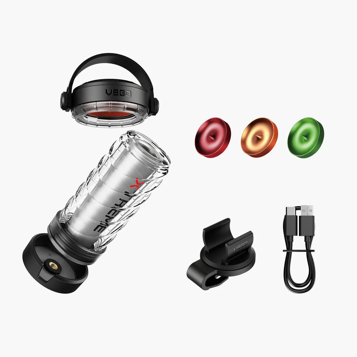 VSGO VP008 lanterna LED ricaricabile 120 lumen