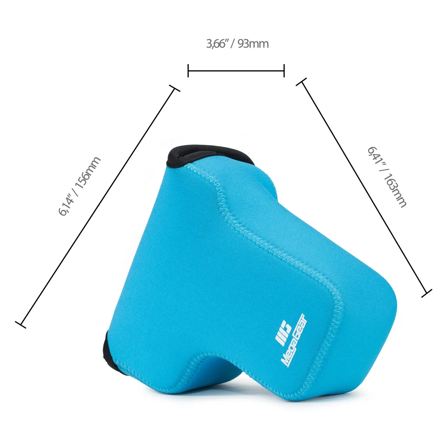 MegaGear Custodia Neoprene Nikon Coolpix P900 Blu