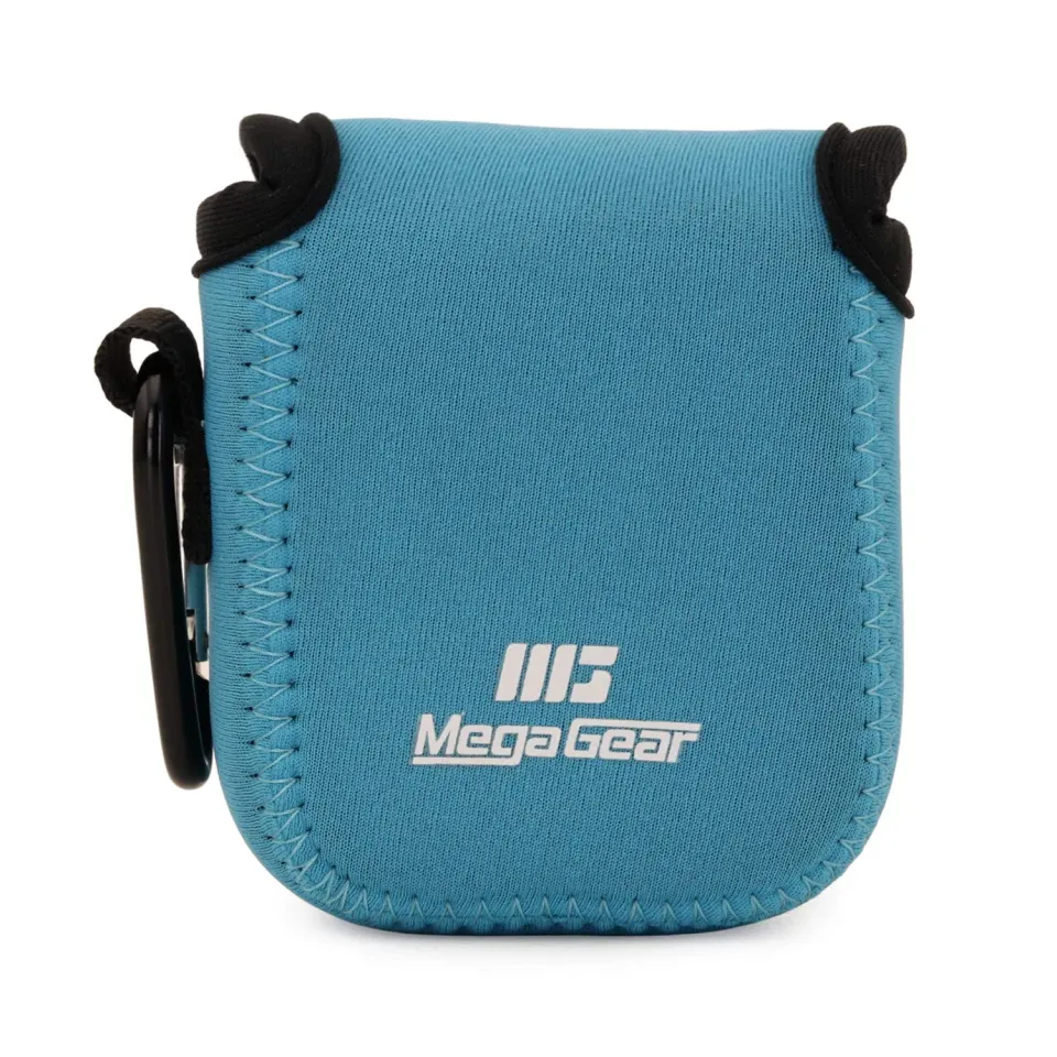 MegaGear custodia neoprene GoPro Max blu ultraleggera