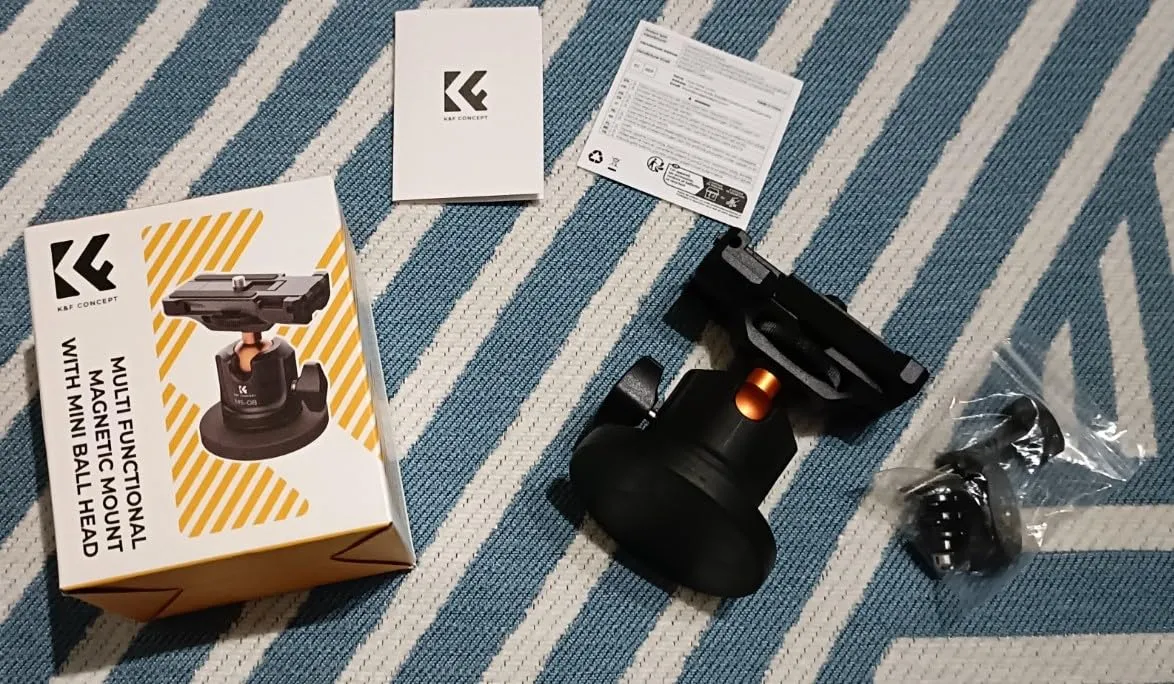 K&F Concept Slitta Fredda Magnetica Supporto Osmo Action 6/Nano