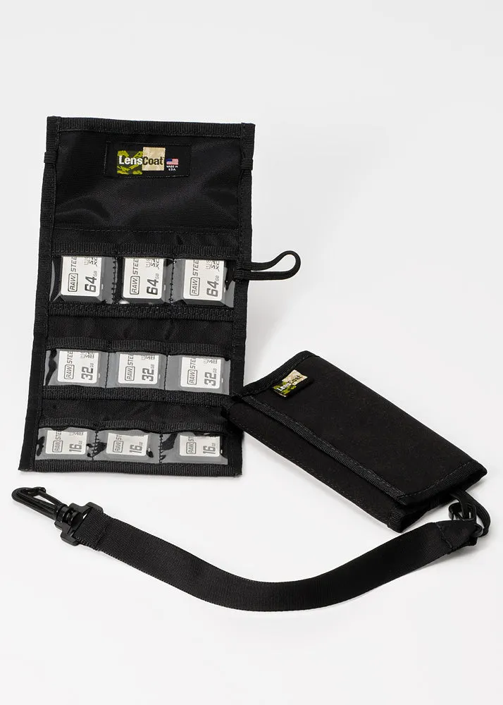LensCoat Memory Wallet SD9 porta schede SD nero 9 posti