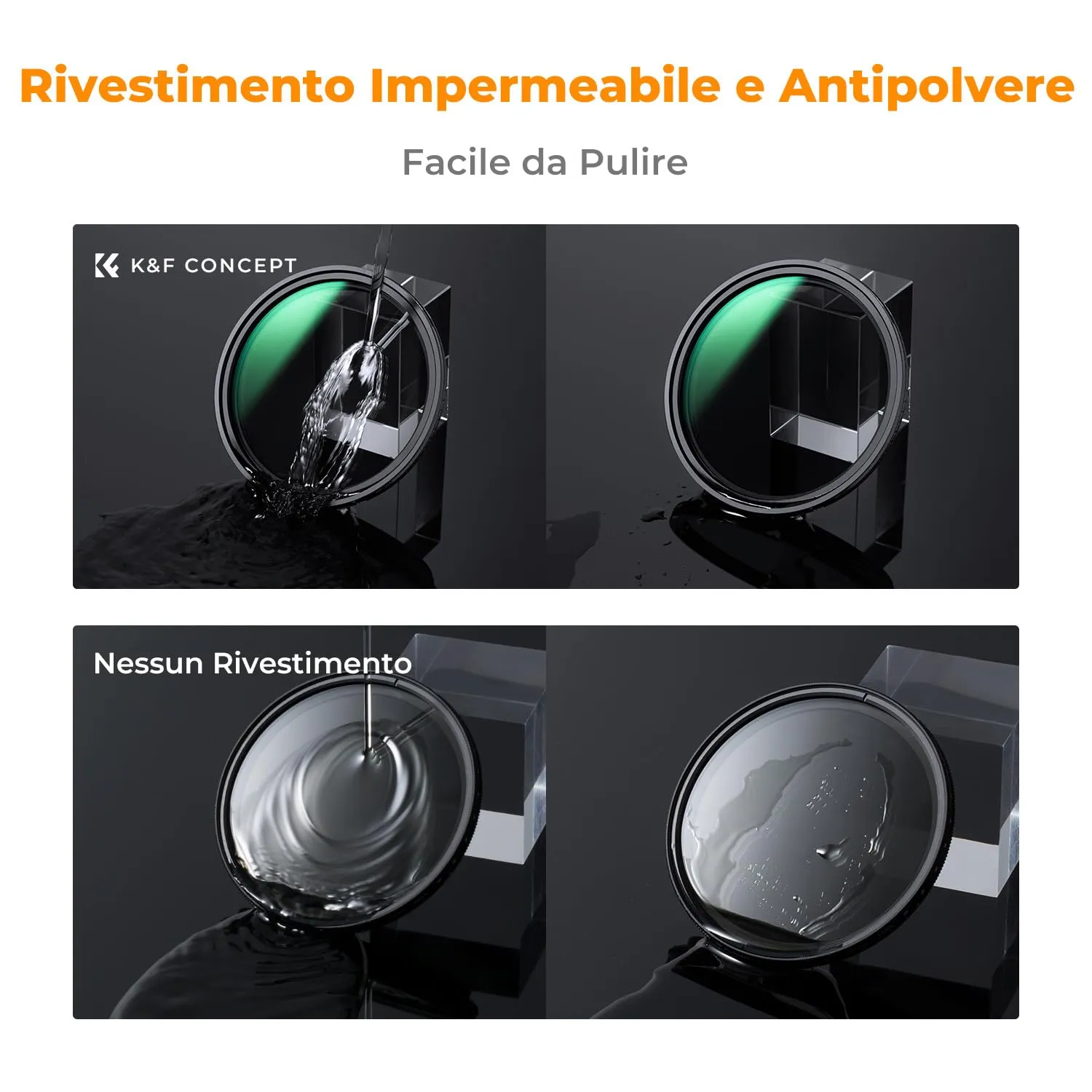 K&F Concept Nano-Xcel filtro magnetico ND2-32 82mm variabile
