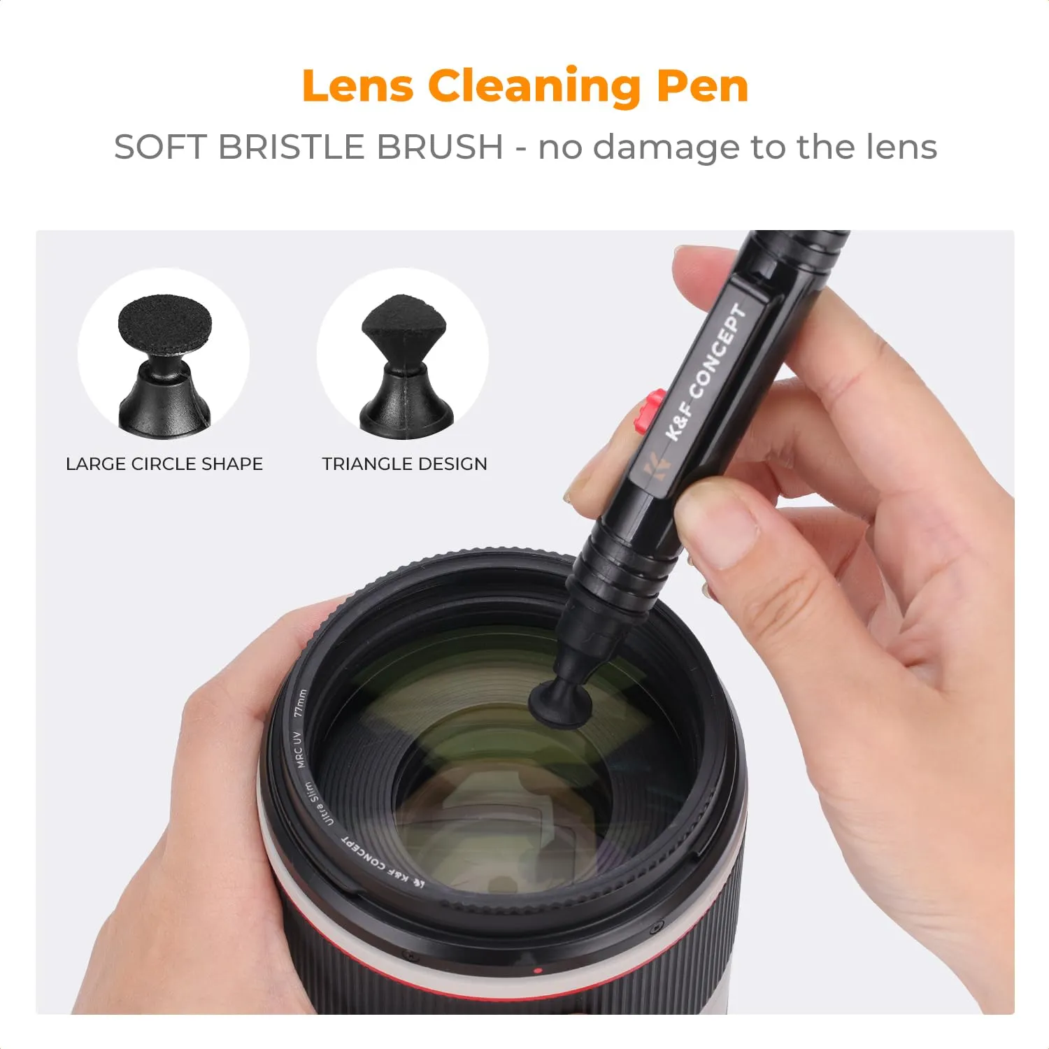 K&F Concept kit pulizia fotocamera 15in1 lenti