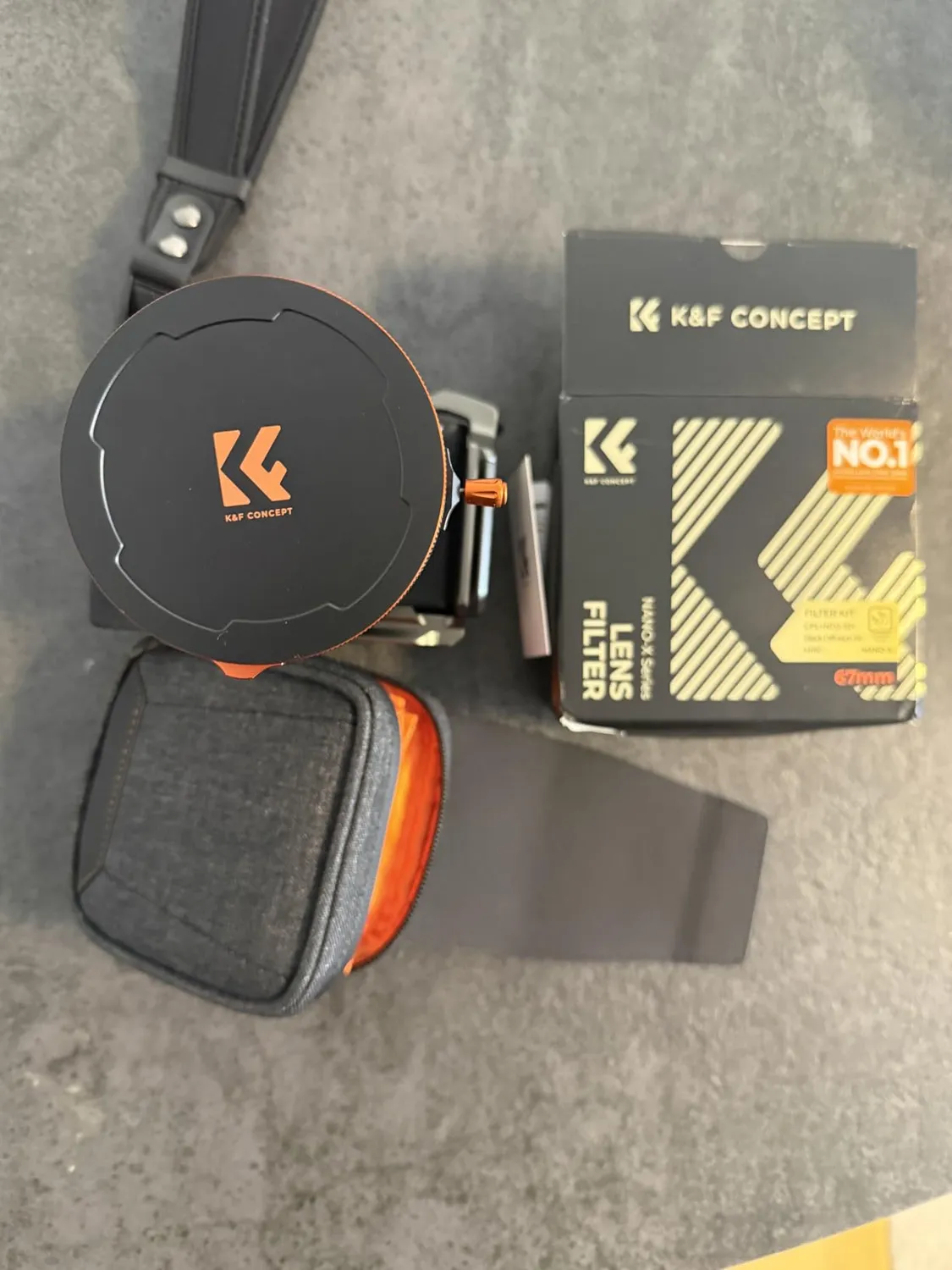 K&F Concept Nano-Xcel CPL ND2-32 Black-Mist 67mm kit filtri magnetici