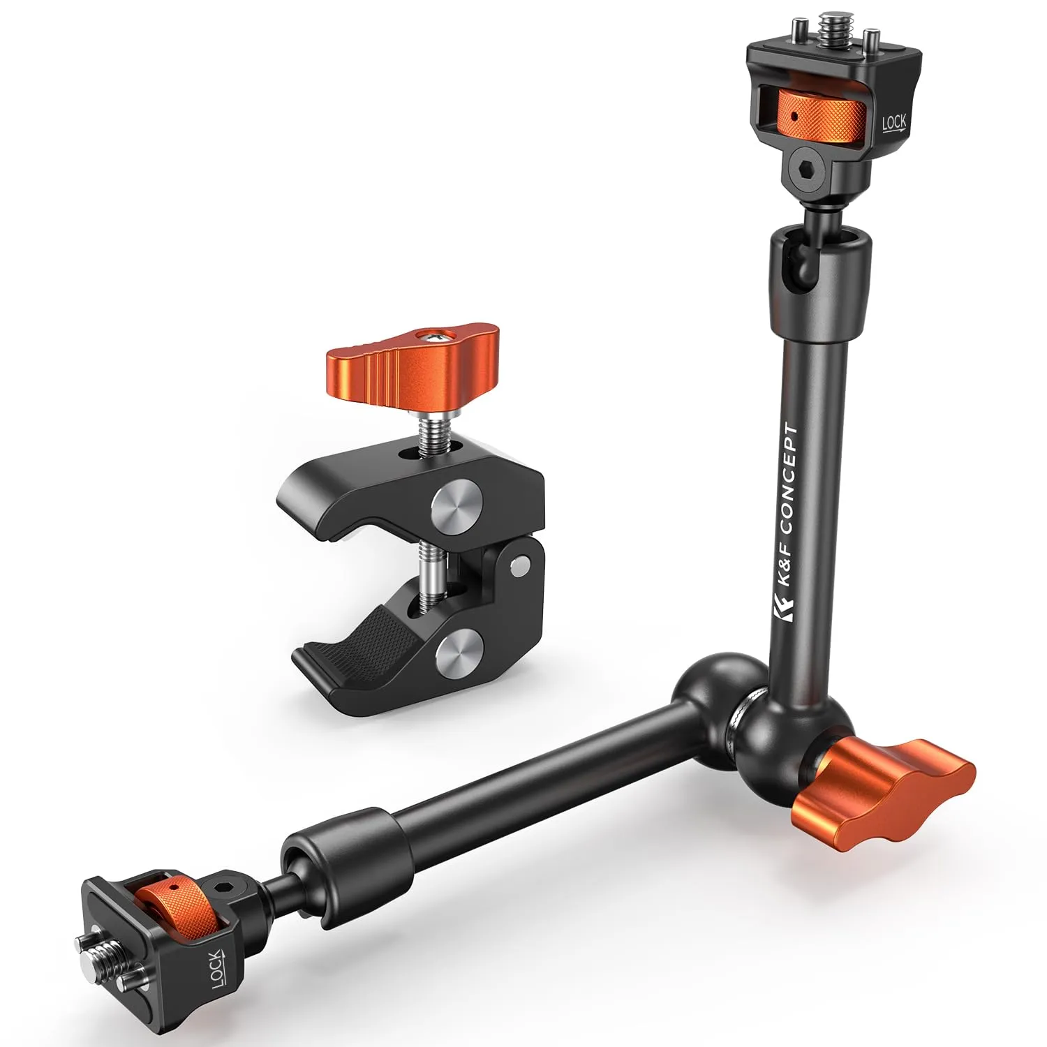 K&F Concept Braccio Magico 9.8" con Super Clamp 2kg
