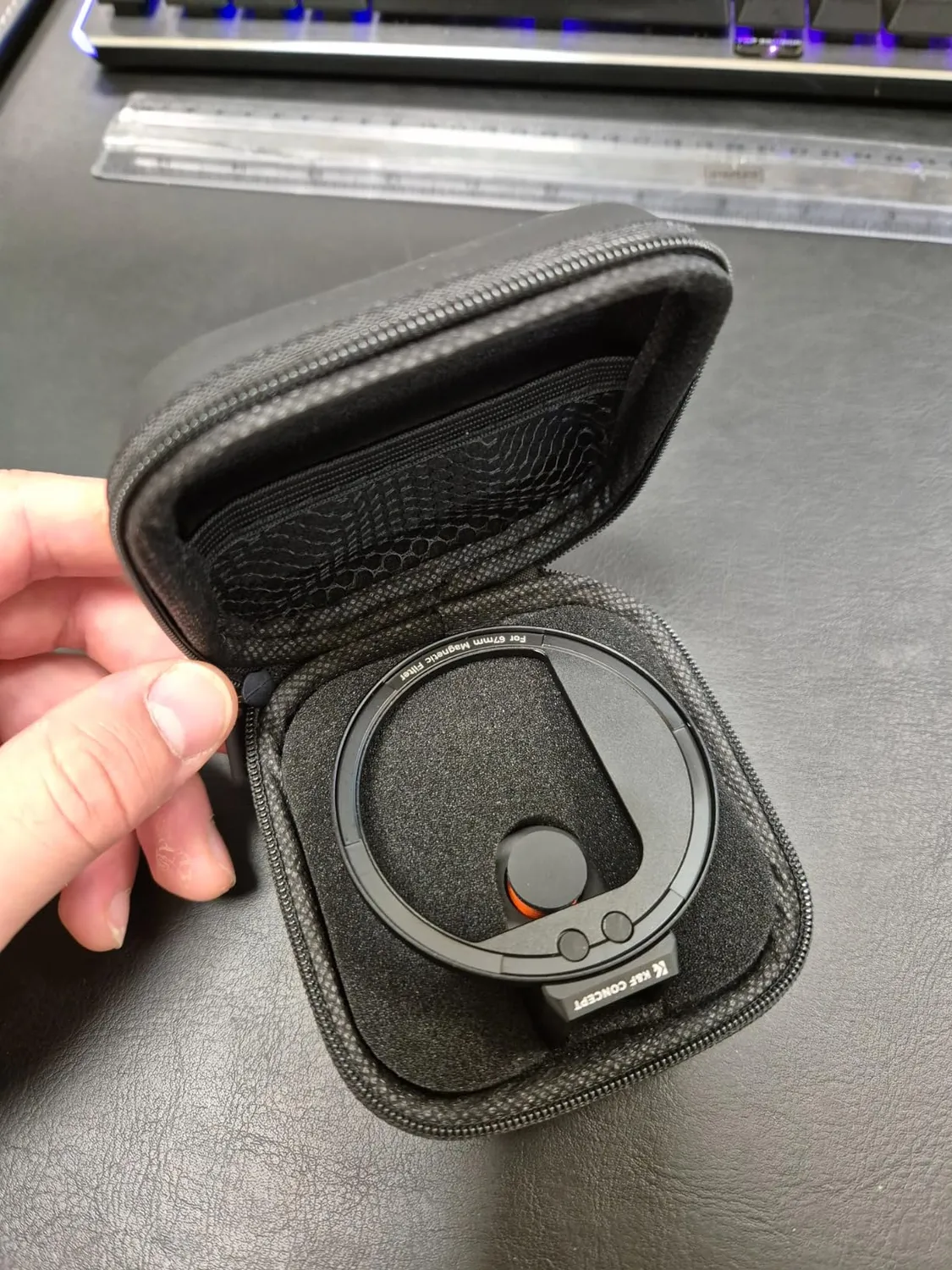 K&F Concept Clip-on magnetico 67mm adattatore smartphone