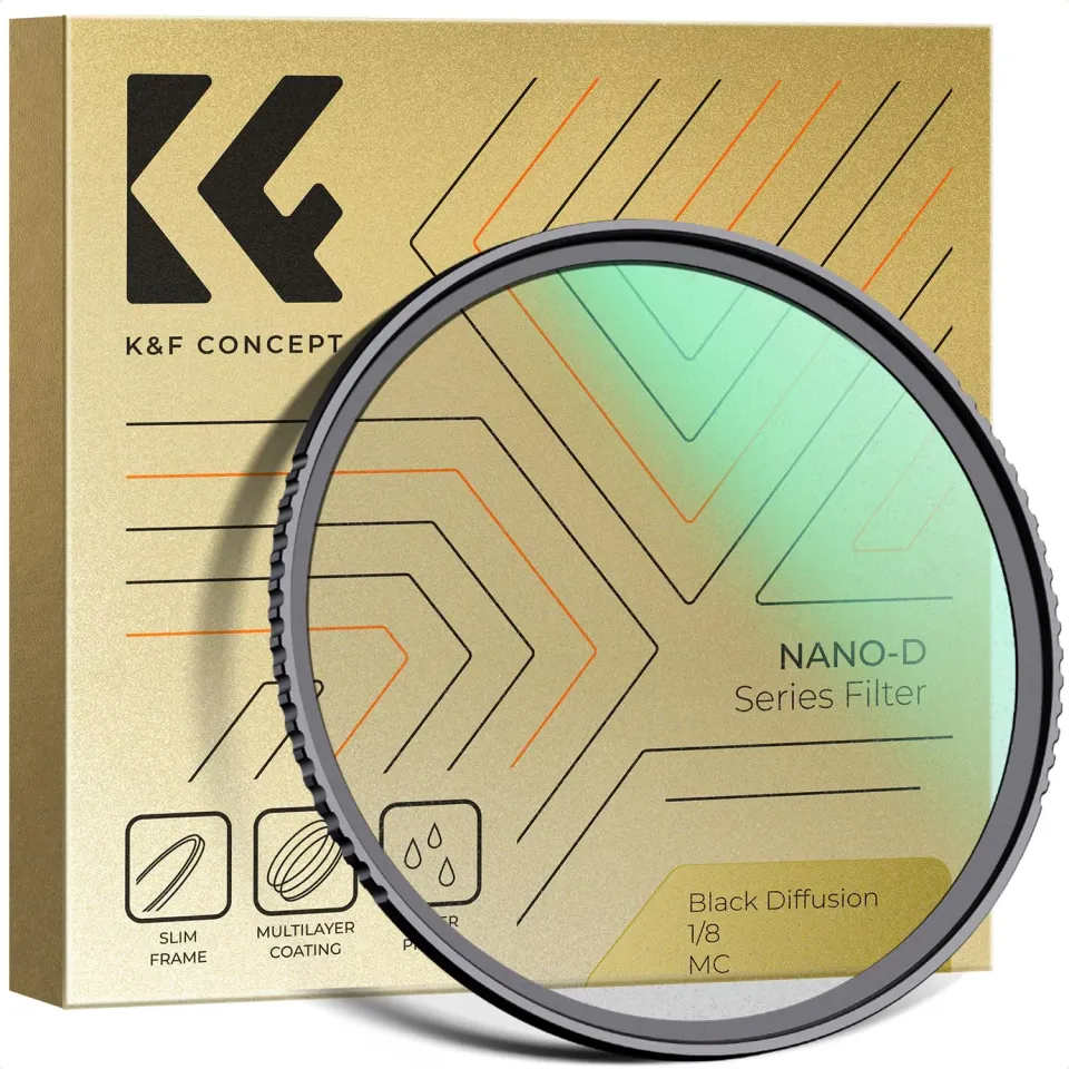 K&F Concept Nano-Dazzle filtro Black Mist 1/8 67mm vetro