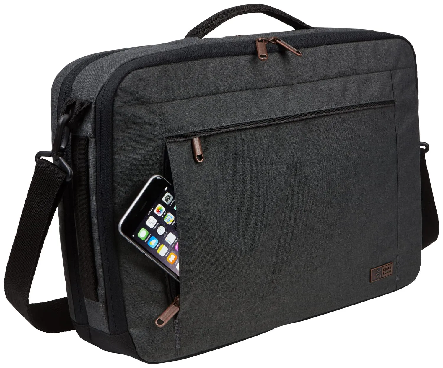 Case Logic Era ERACV-116 Borsa Laptop 16" ibrida nera
