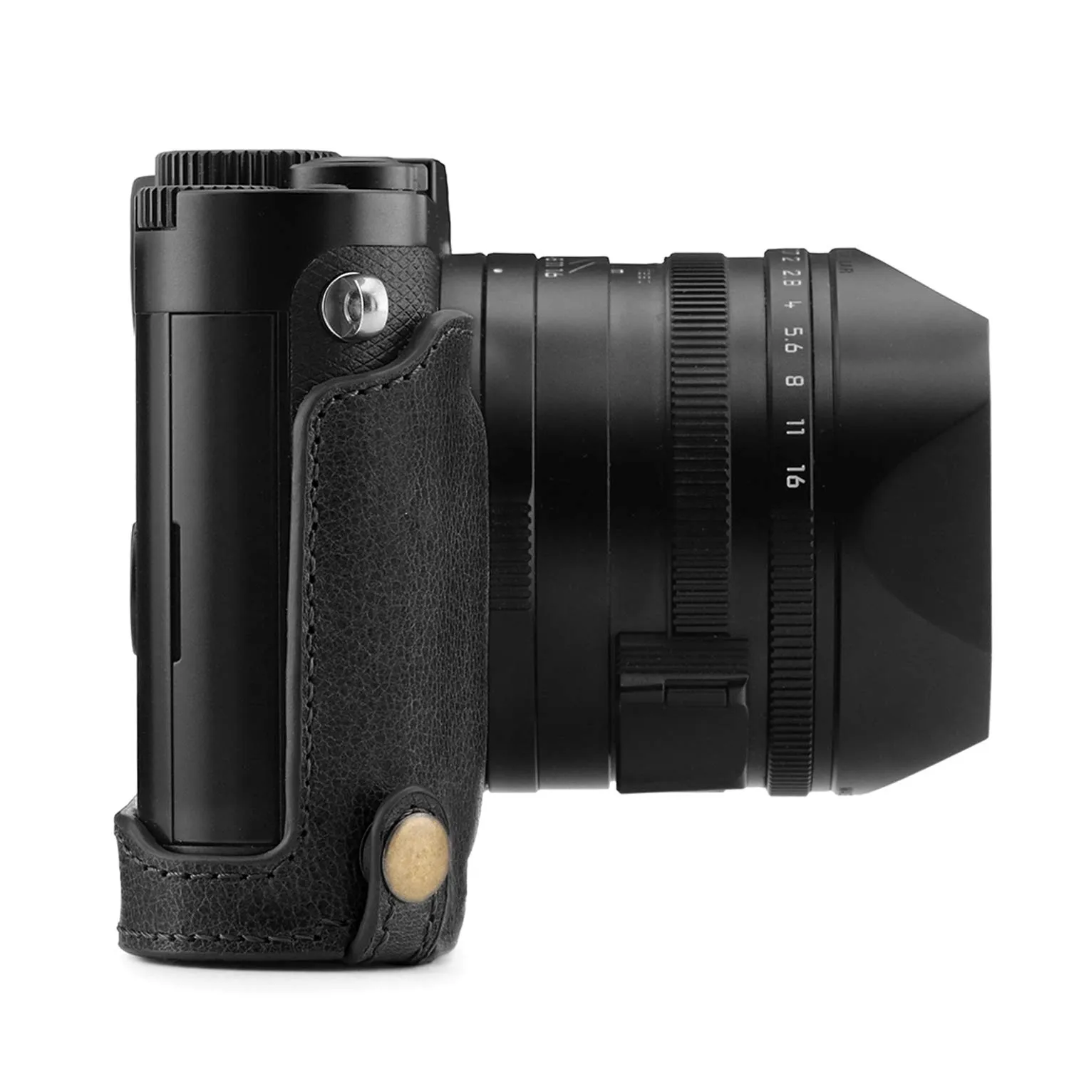 MegaGear Leica Q-P Q Typ 116 custodia pelle nera