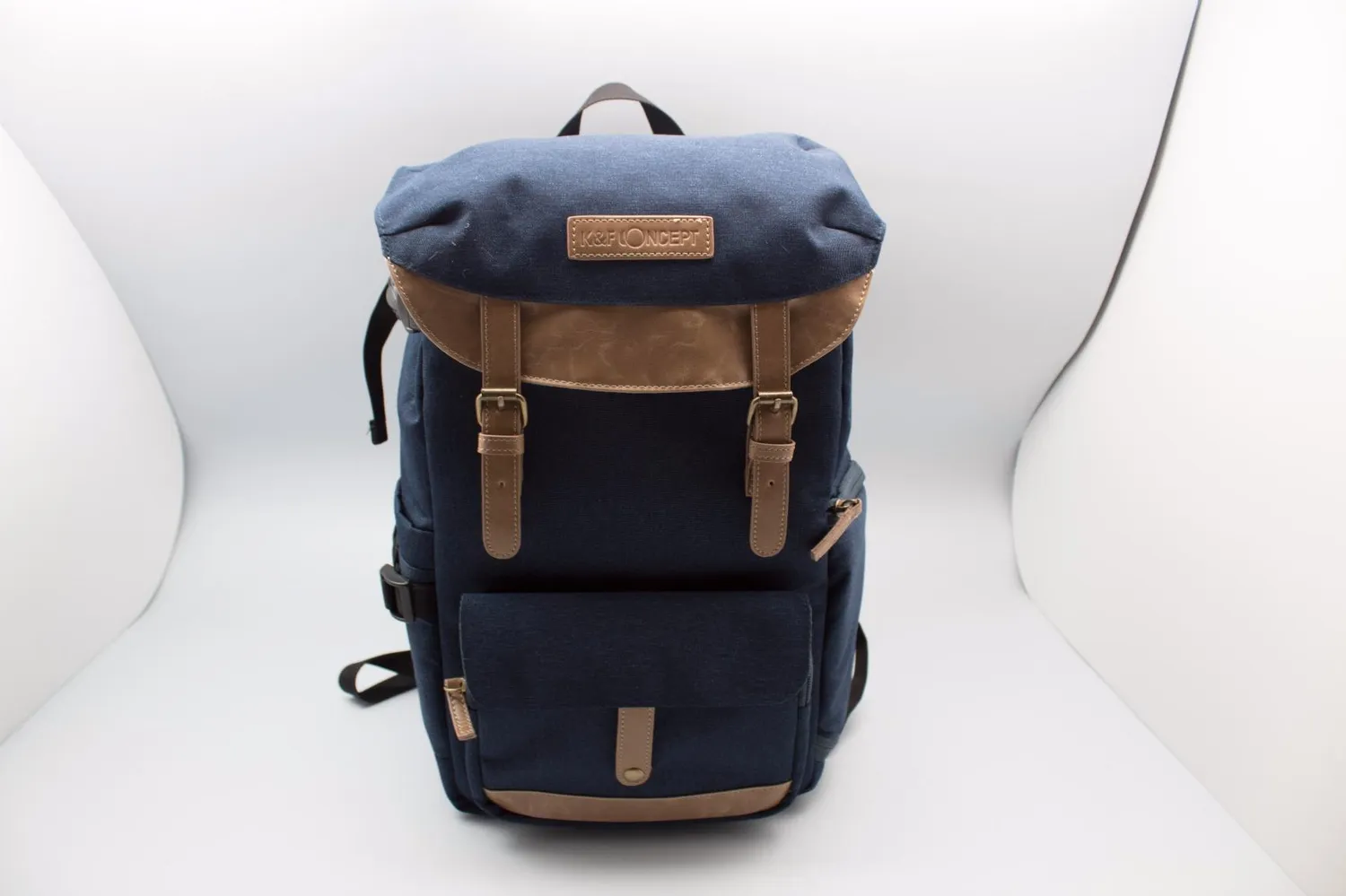 K&F Concept zaino fotografico 17L blu laptop 15,6" antifurto