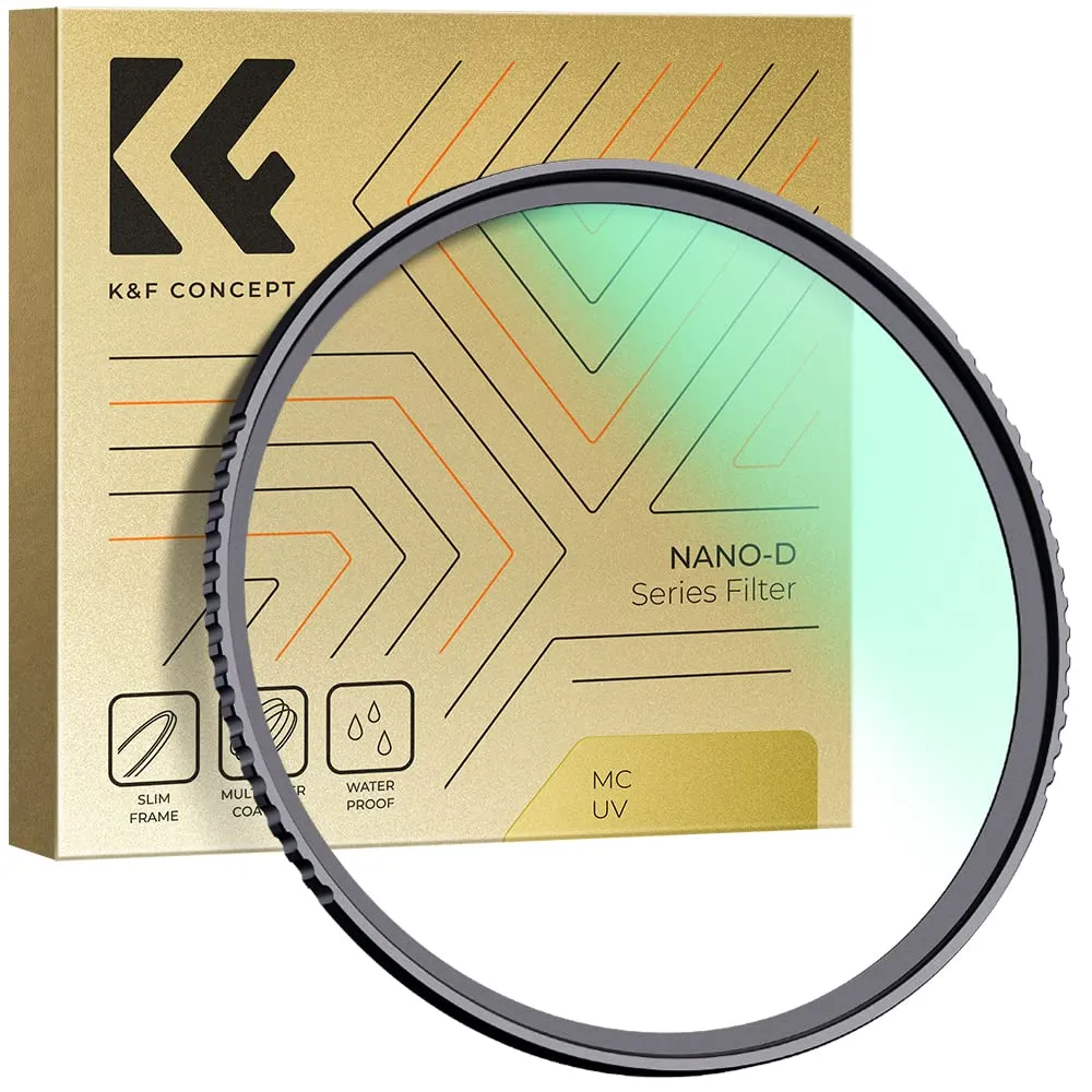 K&F Concept Nano-Dazzle filtro UV 67mm protezione 24 strati