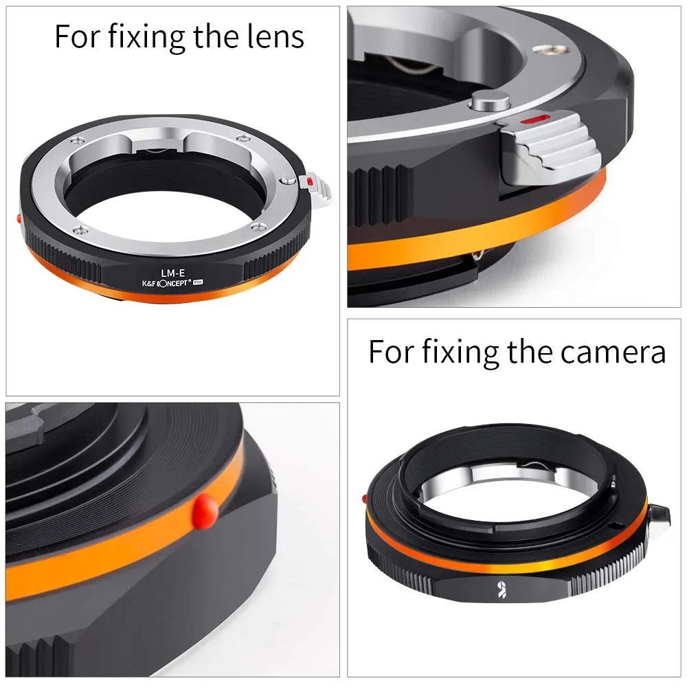 K&F Concept adattatore Leica M - Sony E finitura opaca