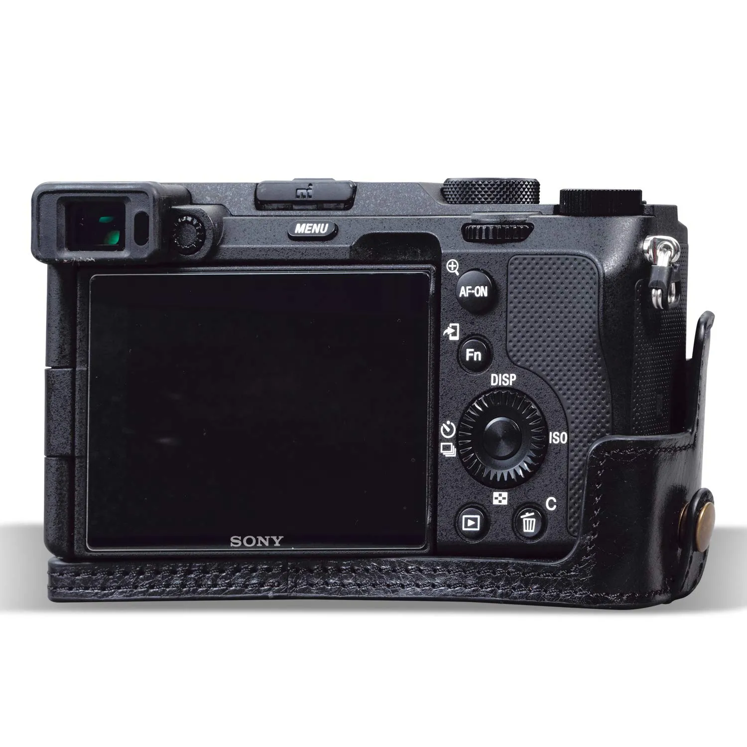 MegaGear MG1952 Sony A7C custodia pelle nera