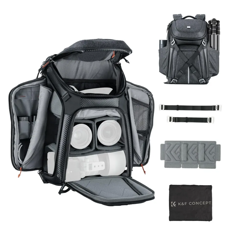 K&F Concept Alpha Zaino Fotografico 25L con Laptop 15,6"