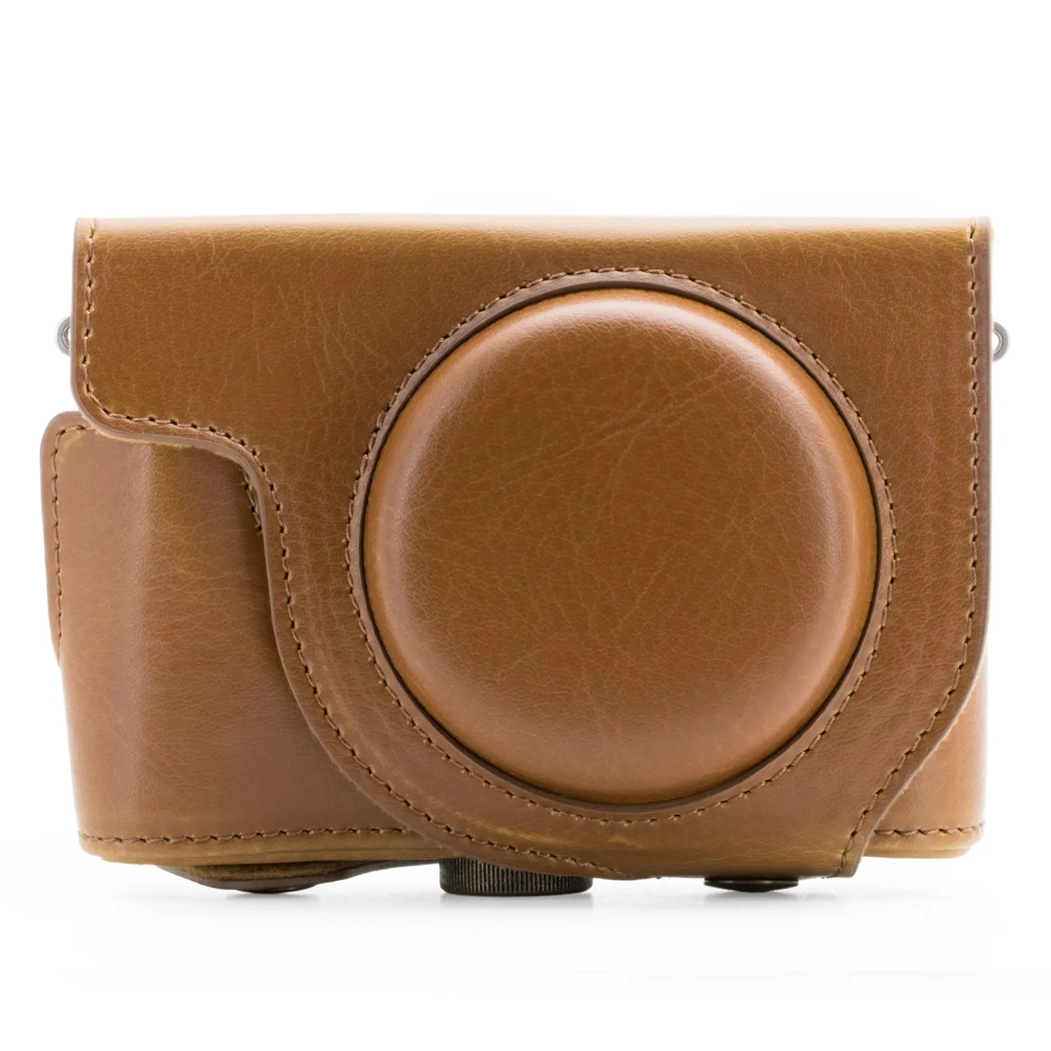MegaGear MG710 X70 custodia fotocamera marrone chiaro flip